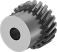 Parallel shaft helical gears - smooth quiet power transmission